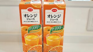 おうちCO-OP 「おまかせ定期便」の購入品紹介（オレンジジュース編）